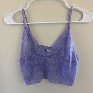 PINK Victoria's Secret Violet Lace Bralette